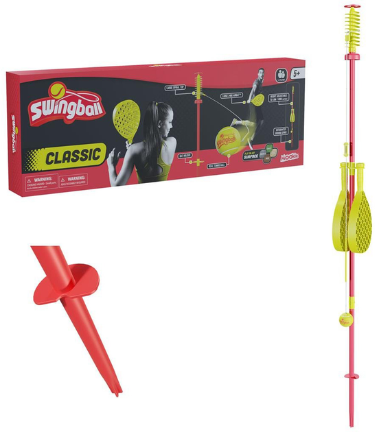 Zestaw do tenisa Mookie Swingball Classic (5021854972829) - obraz 2