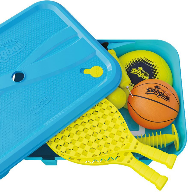 Набір Mookie Swingball First Multiplay 3в1 теніс+баскетбол+футбол (5021854873027) - зображення 3