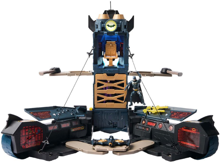 Zestaw do zabawy Spin Master DC Batman Ultimate Transforming Batmobile + Figurka 10 cm (681147018068) - obraz 4