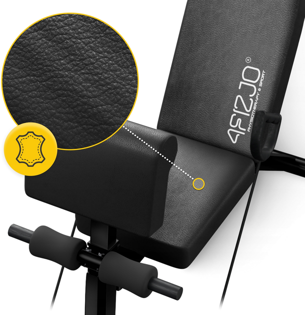 Універсальна тренувальна лава 4FIZJO Pro з партою Скотта Black (P-5905973405119) - зображення 3