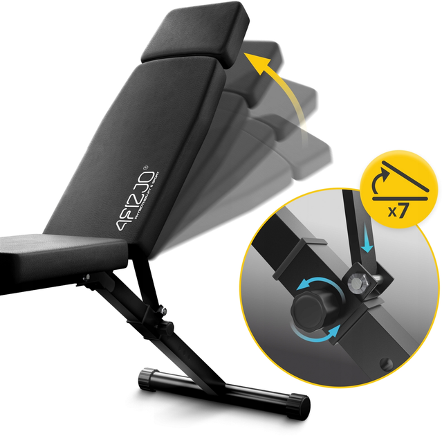 Універсальна тренувальна лава 4FIZJO Pro з партою Скотта Black (P-5905973405119) - зображення 8
