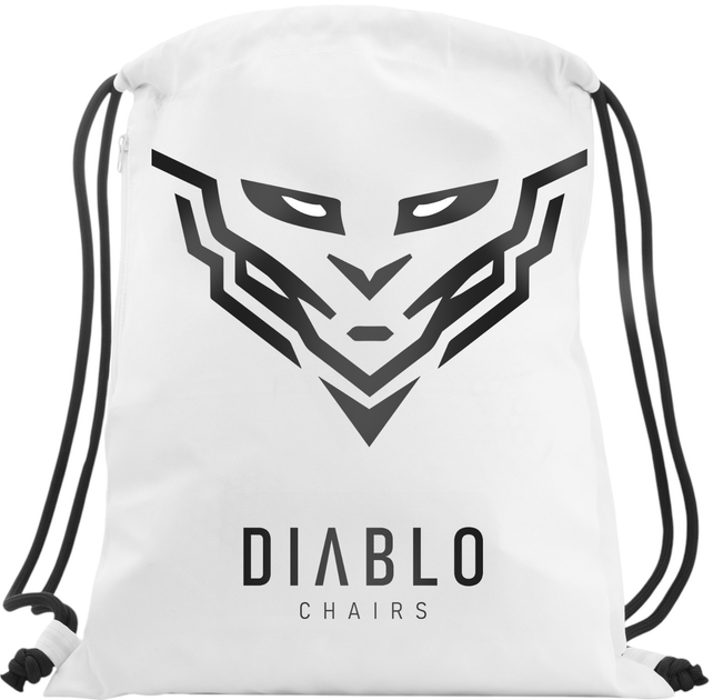 Рюкзак-мішок Diablo Chairs білий (5902560338218) - зображення 1