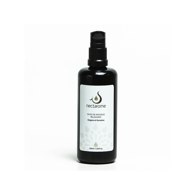 Олія масажна релаксуюча арганія + вербена Nectarome / Huile de massage Relaxante Verveine et Argane, 100 мл (NKPT04) 