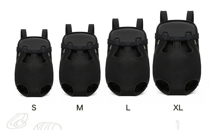 Открытая переноска - кенгуру для котов Pet Style "Comfort Bag" Черная S - изображение 5