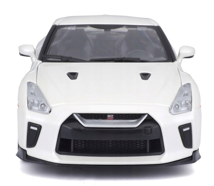 Model metalowy Bburago Nissan GT-R 1:24 biały (4893993010585) - obraz 4