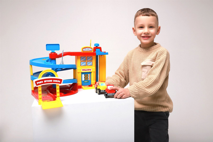 Набір Dolu Junior Гараж + 2 машинки (8690089051523) - зображення 5