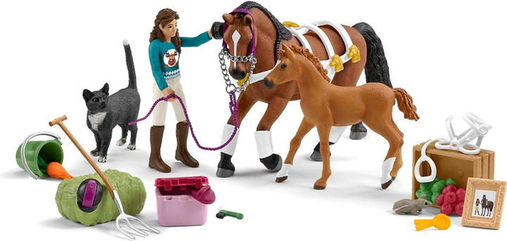 Kalendarz adwentowy Schleich HorseClub 2024 10-15 cm (4059433743691) - obraz 2