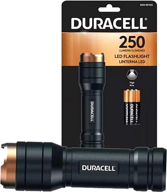 Latarka Duracell LED 3xAAA Czarna (8563180082348) - obraz 1