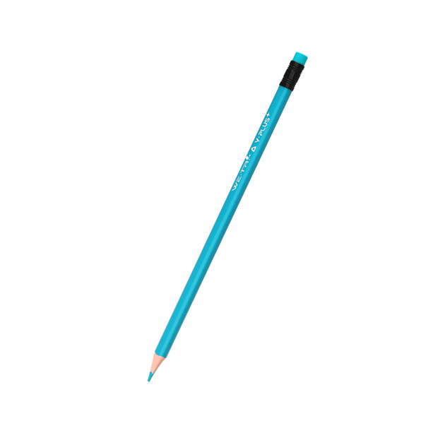Олівці Y-Plus+ WE-TRI 24 кольори в тубусі з гумкою та стругалкою - Фото 4 Олівці Y-Plus+ WE-TRI 24 кольори в тубусі з гумкою та стругалкою - зображення 4