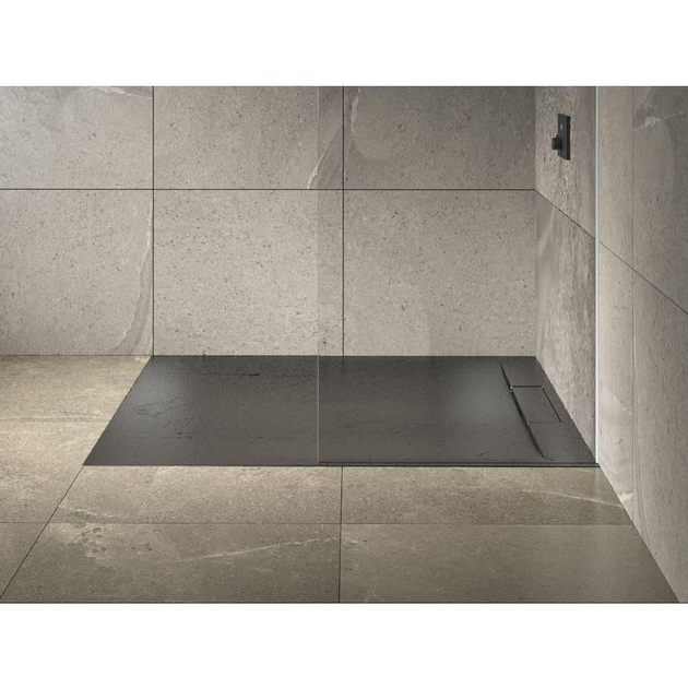 Душевой поддон каменный DiMARCO 80x120 DM4С001BL, черный - изображение 3