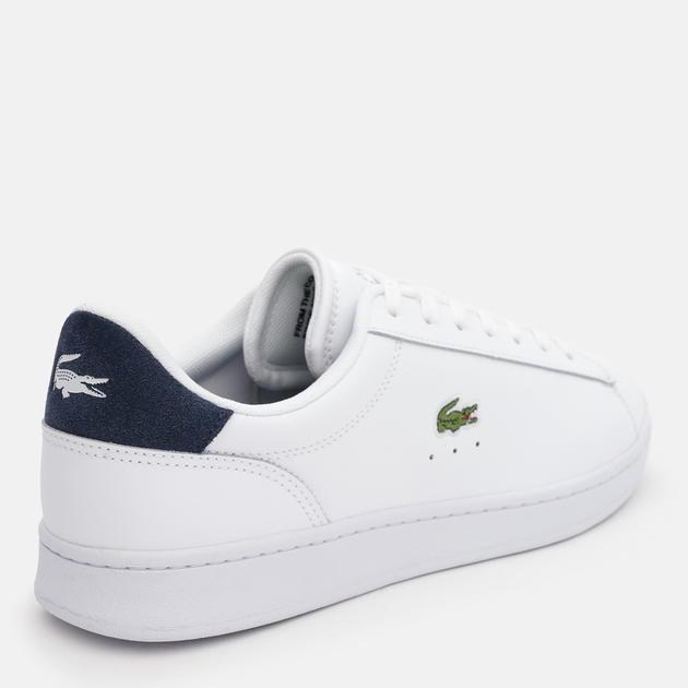 Чоловічі кеди низькі Lacoste Carnaby 748SMA0011-042 44.5 (T10) 27.8 см Wht/Nvy (5059862384365) - зображення 5
