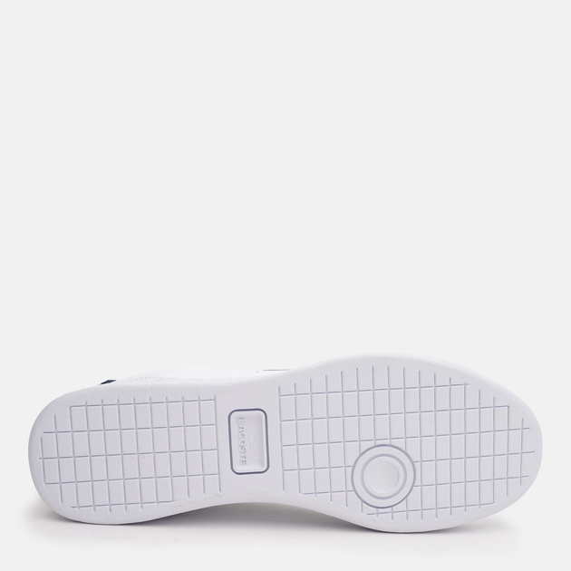 Чоловічі кеди низькі Lacoste Carnaby 748SMA0011-042 44.5 (T10) 27.8 см Wht/Nvy (5059862384365) - зображення 7