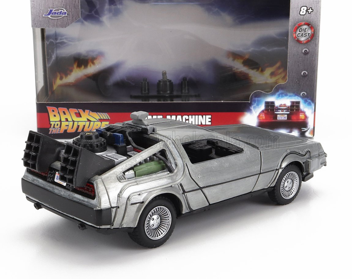 Samochód Jada Time Machine Bact to the Future 13 cm 1:32 (4006333073786) - obraz 3
