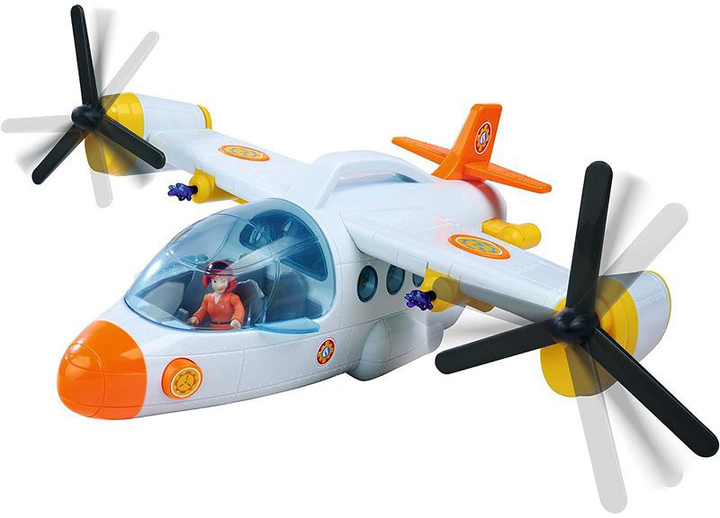 Samolot ratunkowy Simba Strażak Sam 42 cm + akcesoria (4006592087814) - obraz 3