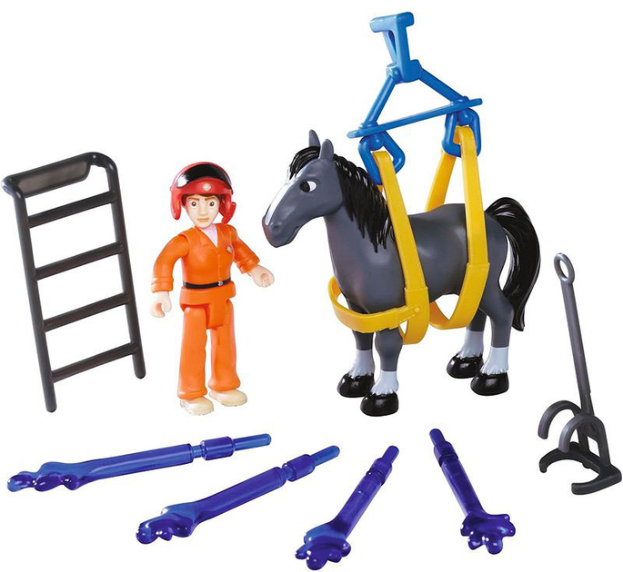 Samolot ratunkowy Simba Strażak Sam 42 cm + akcesoria (4006592087814) - obraz 9