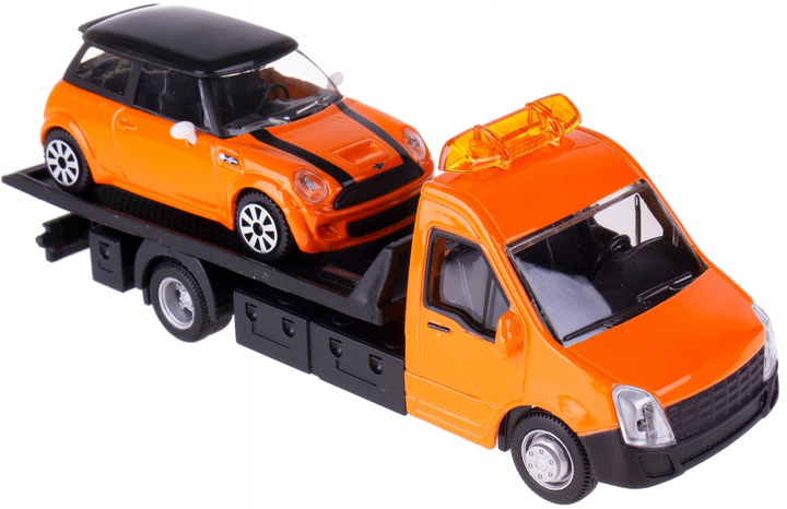 Zestaw samochodów Bburago Laweta Street Fire + Mini Cooper S 1:43 (4893993013562) - obraz 2