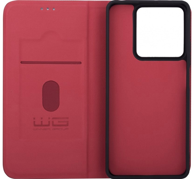 Etui z klapką Winner Group Flipbook Duet do Xiaomi Redmi Note 13 5G Red (8591194120565) - obraz 2