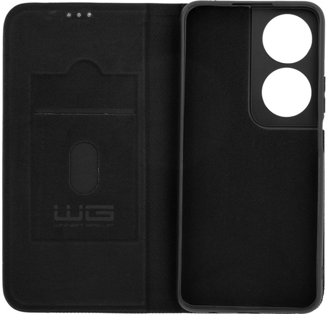 Etui z klapką Winner Group Flipbook Duet do Honor 90 Smart Black (8591194122552) - obraz 2