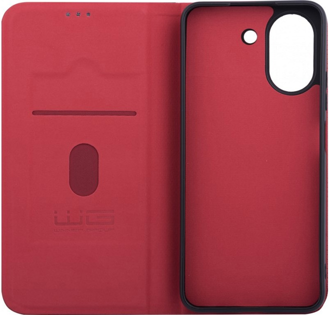 Etui z klapką Winner Group Flipbook Duet do Xiaomi Redmi 13C Red (8591194120688) - obraz 2