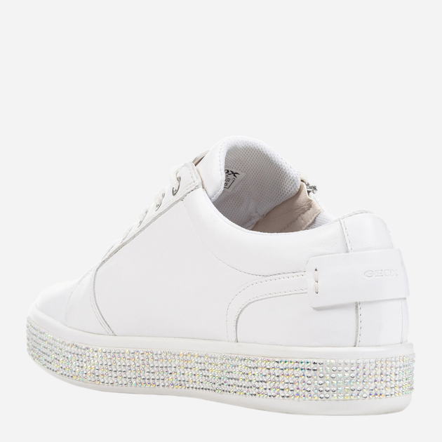 Sneakersy damskie do kostki Geox D04FFD00085-C1000 37 24 cm Białe (8050036007896) - obraz 3