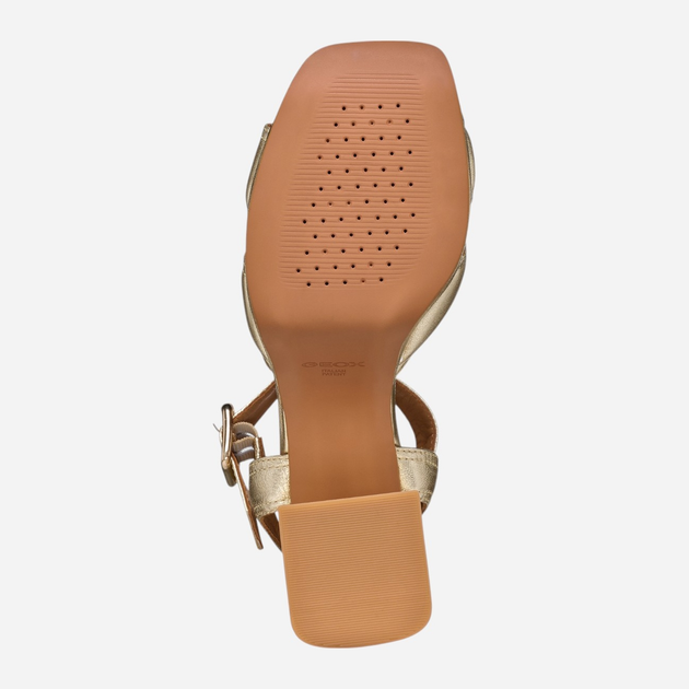 Жіночі босоніжки Geox D35RHB000Y2-C2005 38.5 25 см Золотисті (8056206233553) - зображення 4