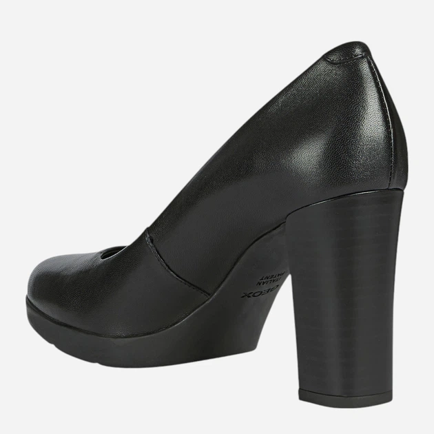 Жіночі туфлі зі шкіри Geox D04LMD000TU-C9999 40 26 см Чорні (8054730768480) - зображення 3