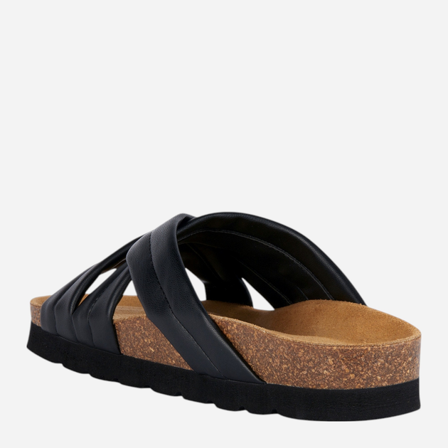 Klapki damskie na korku Geox D35SYC000BC-C9999 37 24 cm Czarne (8056206045538) - obraz 3
