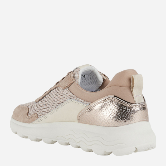 Sneakersy damskie do kostki Geox D25NUD07T85-C5Q5K 37 24 cm Kremowe (8050036524072) - obraz 3