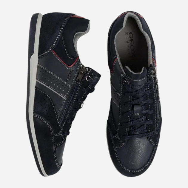 Sneakersy męskie do kostki Geox U024GA022PT-C4002 46 30.6 cm Granatowe (8054730472479) - obraz 4