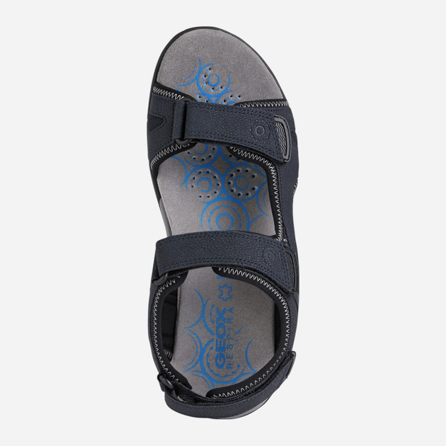 Sandały męskie sportowe Geox U25ELA0EK14-C4002 46 30.6 cm Granatowe (8050036561268) - obraz 4