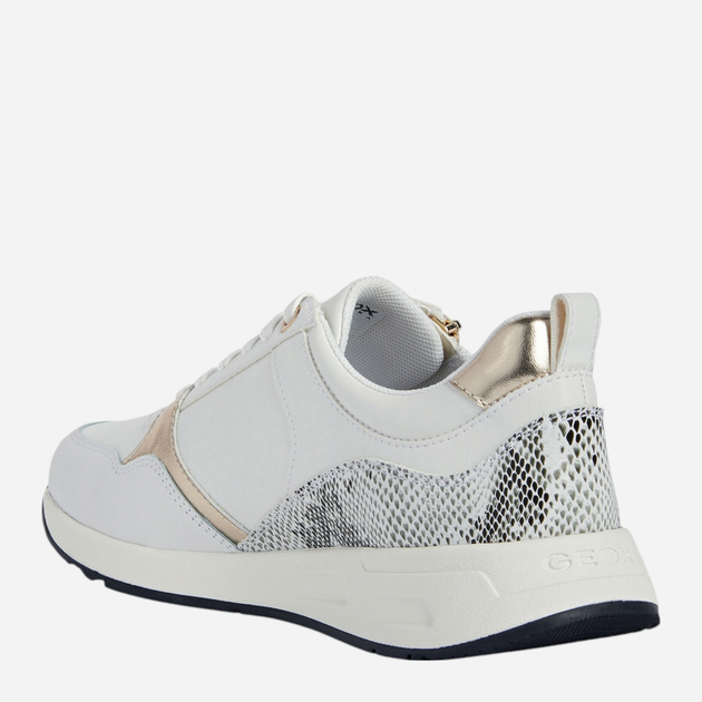 Sneakersy damskie do kostki Geox D35NQA0BCAR-C0118 37 24 cm Białe (8050036965967) - obraz 3