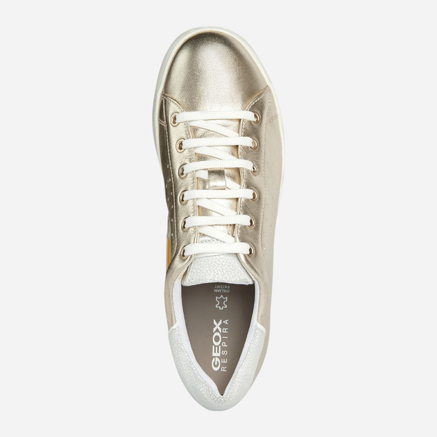 Sneakersy damskie do kostki Geox D151BE0CF07-C2L1Q 38 24.7 cm Złote (8056206023512) - obraz 4
