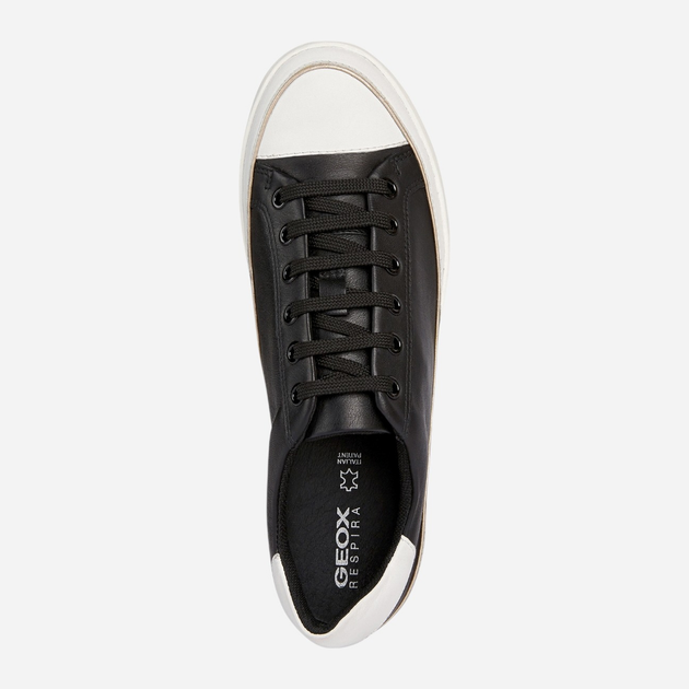 Sneakersy damskie na platformie Geox D351BA00085-C0127 39 25.4 cm Czarny/Biały (8056206052161) - obraz 4