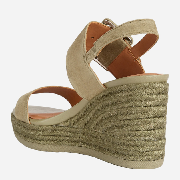 Sandały damskie na koturnie Geox D35GVB00021-C3012 36 23.4 cm Pistachio (8056206029385) - obraz 3