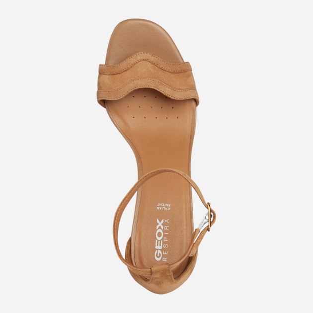 Sandały damskie na słupku Geox D35RPG00021-C5006 38 24.7 cm Camel (8056206042490) - obraz 4