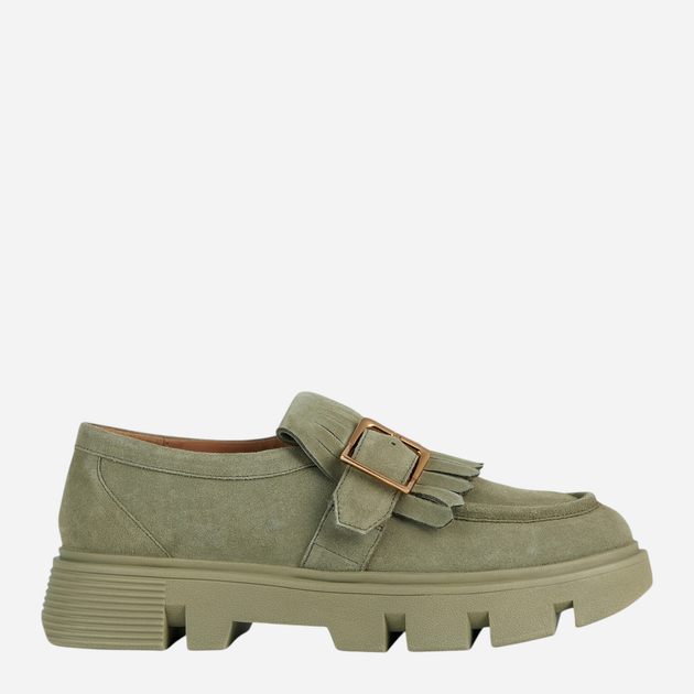 Loafersy damskie zamszowe Geox D26UAN00022-C3012 37 24 cm Pistachio (8056206026155) - obraz 1