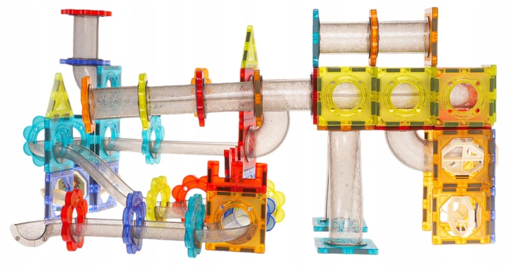Zestaw klocków magnetycznych Dige Kulka świecący 176 elementów (5903864944655) - obraz 2