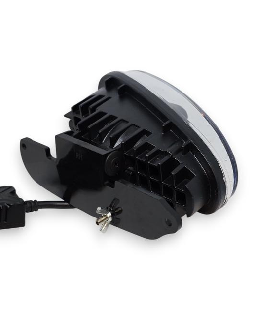 Светодиодная балка BI-Led ПТФ противотуманная фара 70W Daewoo Lanos линзованые металлические Белый свет (05815) - изображение 6