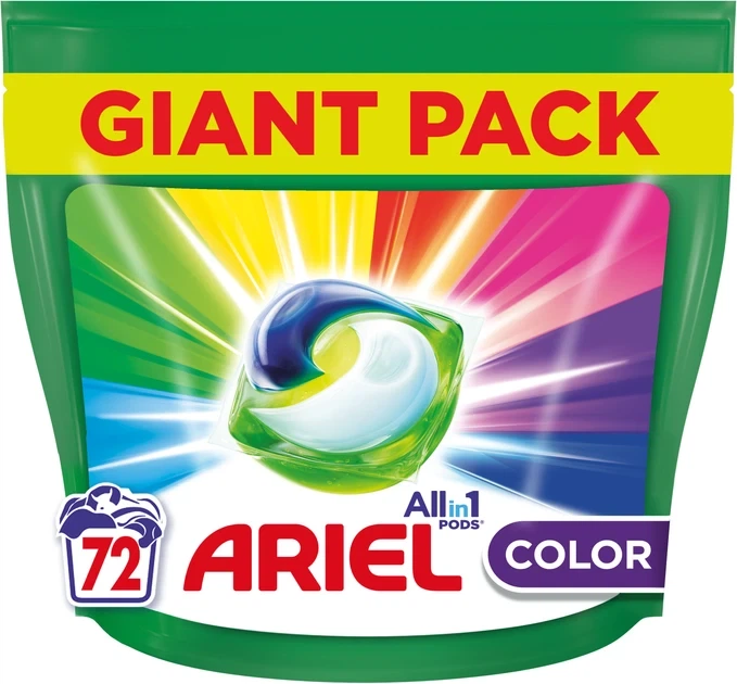 Капсулы для стирки Ariel Pods All-in-1 Горный источник 72 шт (8006540799055) - Фото 1 Капсулы для стирки Ariel Pods All-in-1 Горный источник 72 шт (8006540799055) - изображение 1