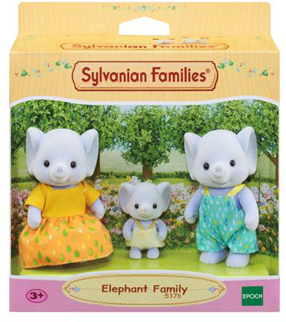 Zabawka Epoch Sylvanian Families rodzina słoników (5054131053768) - obraz 1