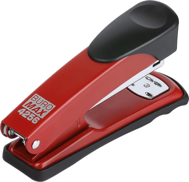 Степлер Buromax №24, 26 25 листов Красный (BM.4256-05) - Фото 2 Степлер Buromax №24, 26 25 листов Красный (BM.4256-05) - изображение 2