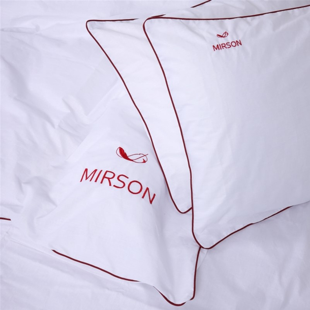 Акція на Наволочка MirSon Ranforce Elite Corner 11-2107 White 45х45 см від Rozetka