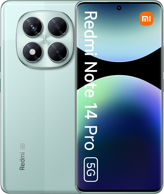 Smartfon Xiaomi Redmi Note 14 Pro 5G 8/256GB Coral Green (MZB0IMOEU) - obraz 1