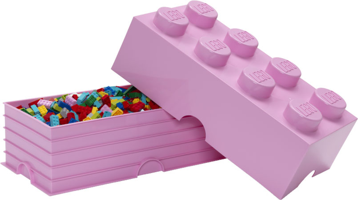Контейнер для зберігання конструктора LEGO Storage Brick 8 Рожевий (5007126) - зображення 3