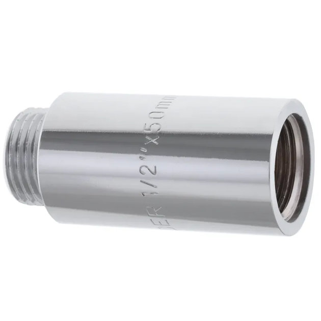 Удлинитель 1/2" 50мм (хром) KOER KF.E06-50.CHR (KF0098) - Фото 1 Удлинитель 1/2" 50мм (хром) KOER KF.E06-50.CHR (KF0098) - изображение 1