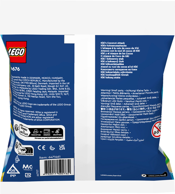 Zestaw klocków LEGO Sonic the Hedgehog: Kiki i kokosowy atak 42 elementy (30676) - obraz 4