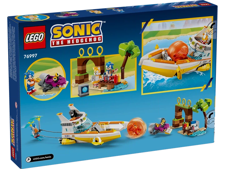 Zestaw klocków LEGO Sonic the Hedgehog Tails i przygoda na łodzi 393 elementy (76997) - obraz 7