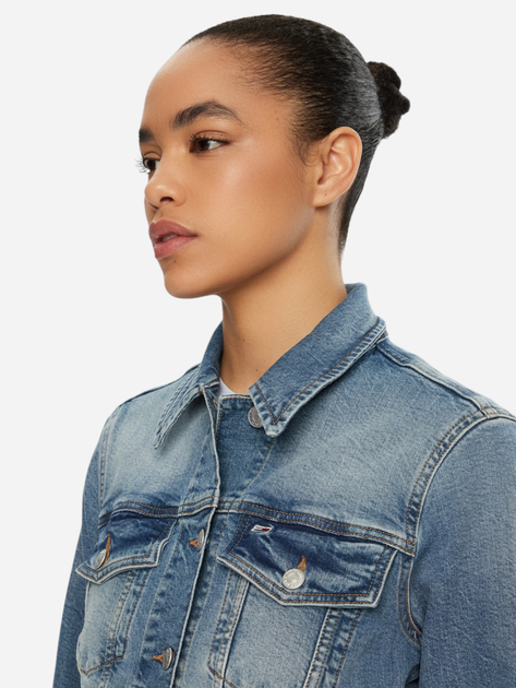Kurtka jeansowa damska Tommy Jeans DW0DW19858-1AB L Niebieska (8720638505686) - obraz 4