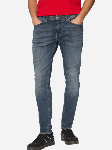 Jeansy slim fit męskie Tommy Jeans DM0DM20553-1BK 32-34 Ciemnoniebieskie (8720638501220) - obraz 1