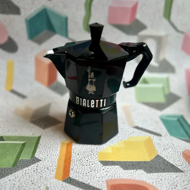 Кофеварка гейзерная для плиты алюминий 3 чашки Bialetti черный - изображение 7